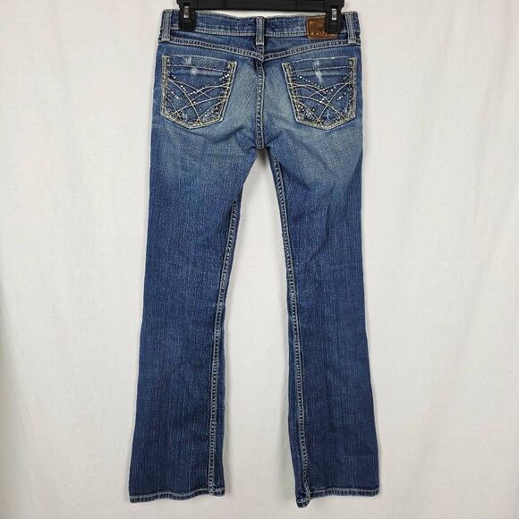 BKE Lexi Bootcut Jeans Women’s 26x31.5 Embellished Pockets - Picture 7 of 16